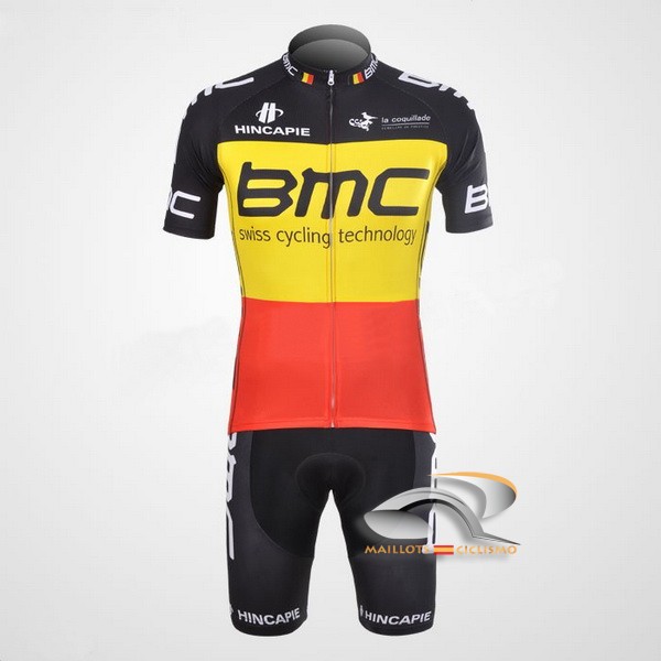 2012 Maillot BMC mangas cortas